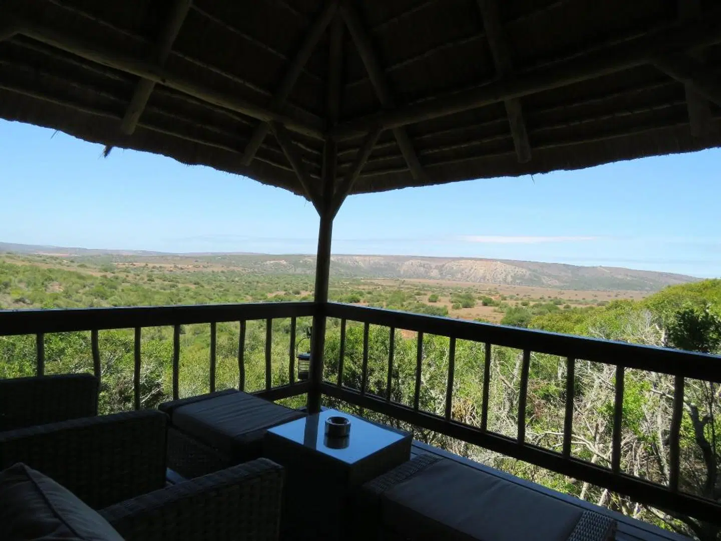 Amakhala Game Reserve - Woodbury Lodge Terrasse