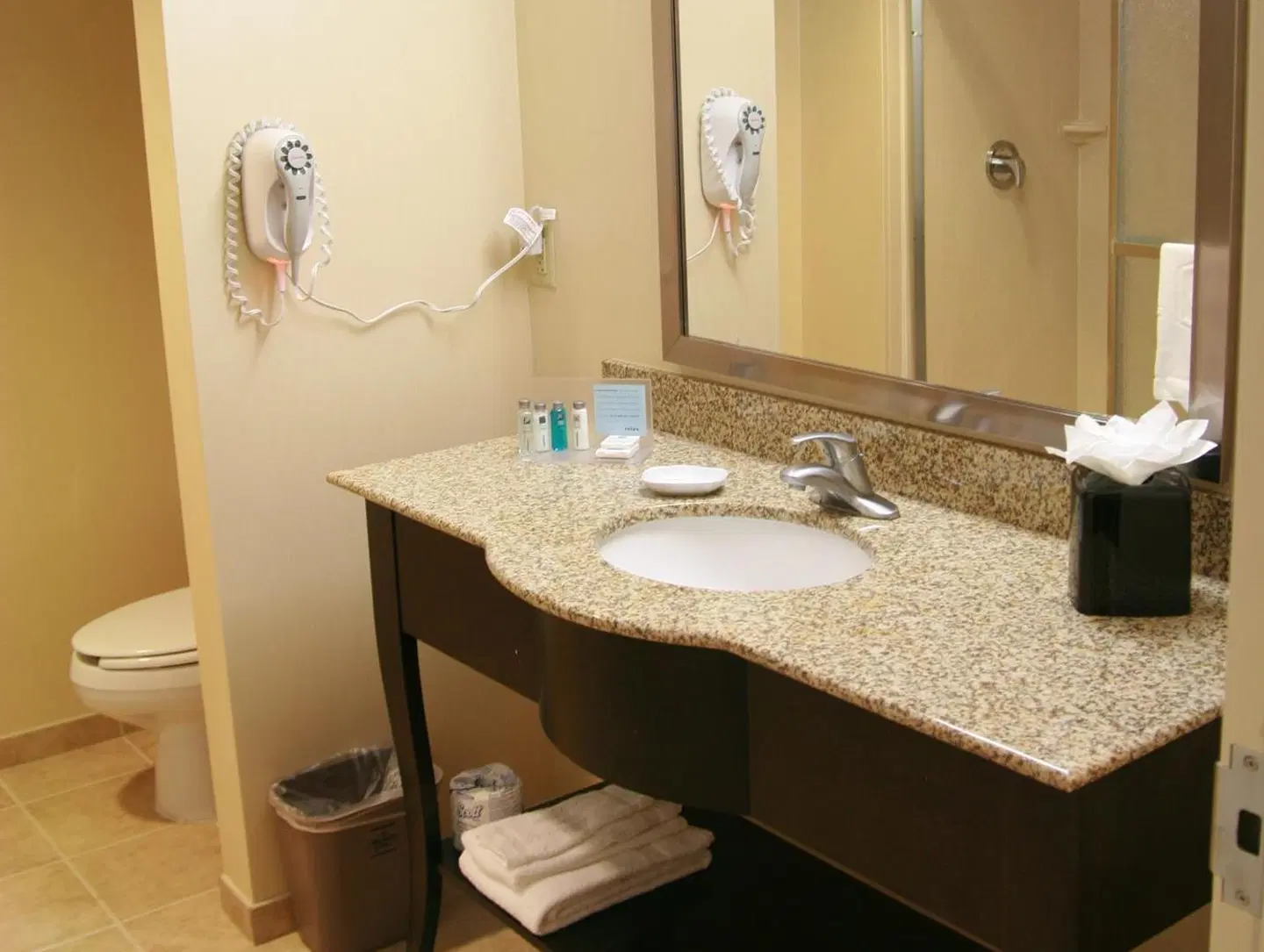 Hampton Inn Topeka Badezimmer