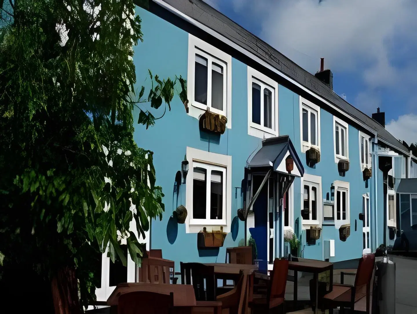 The Ferryboat Inn Terrasse