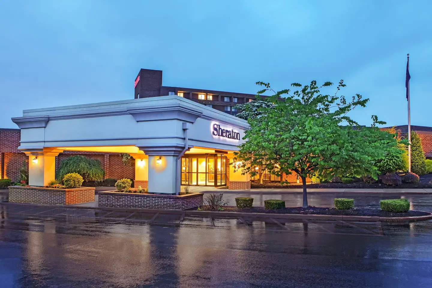 Sheraton Hotel Harrisburg Hershey Terrasse