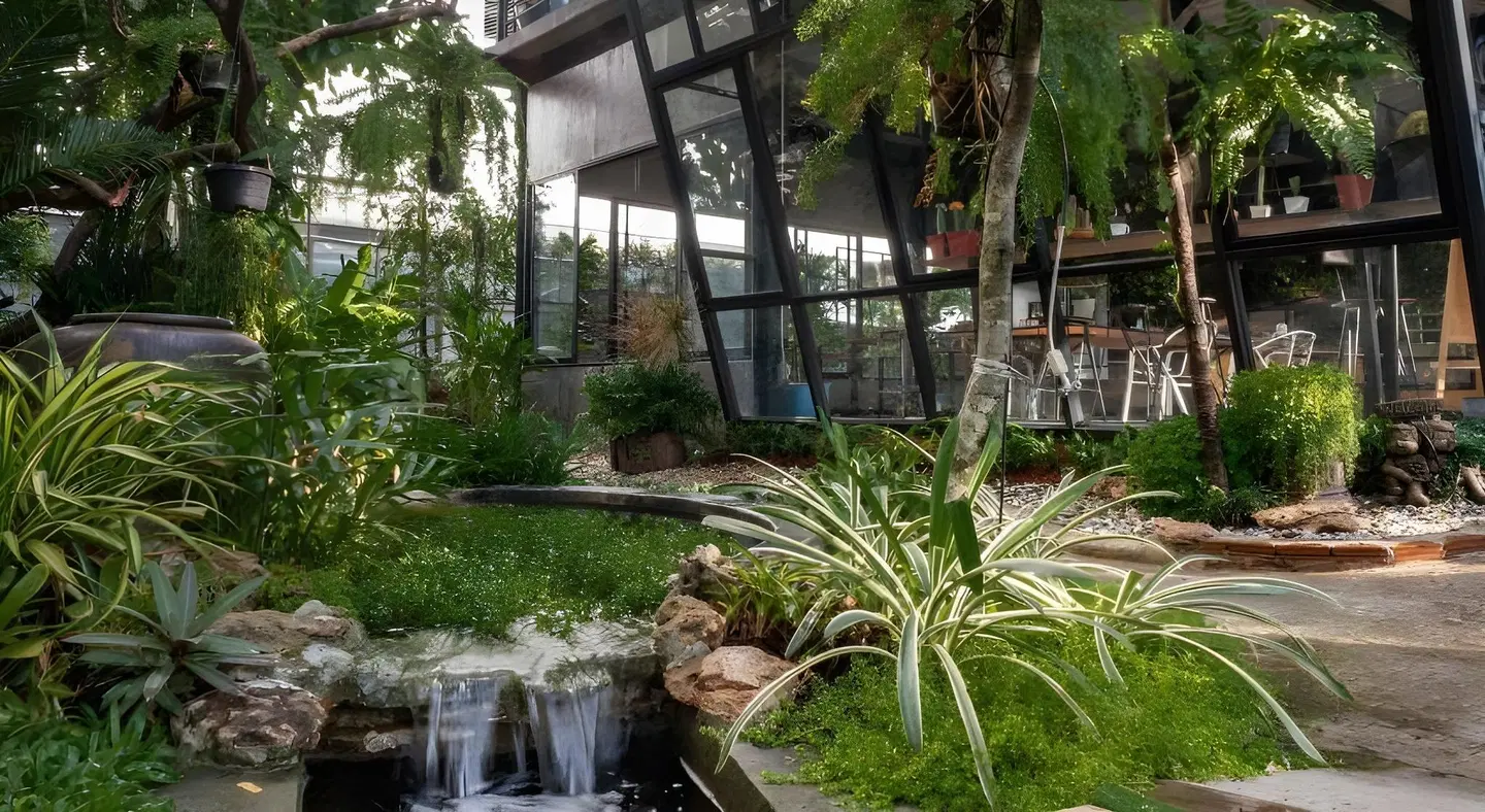 Crystal Resort Korat Garten
