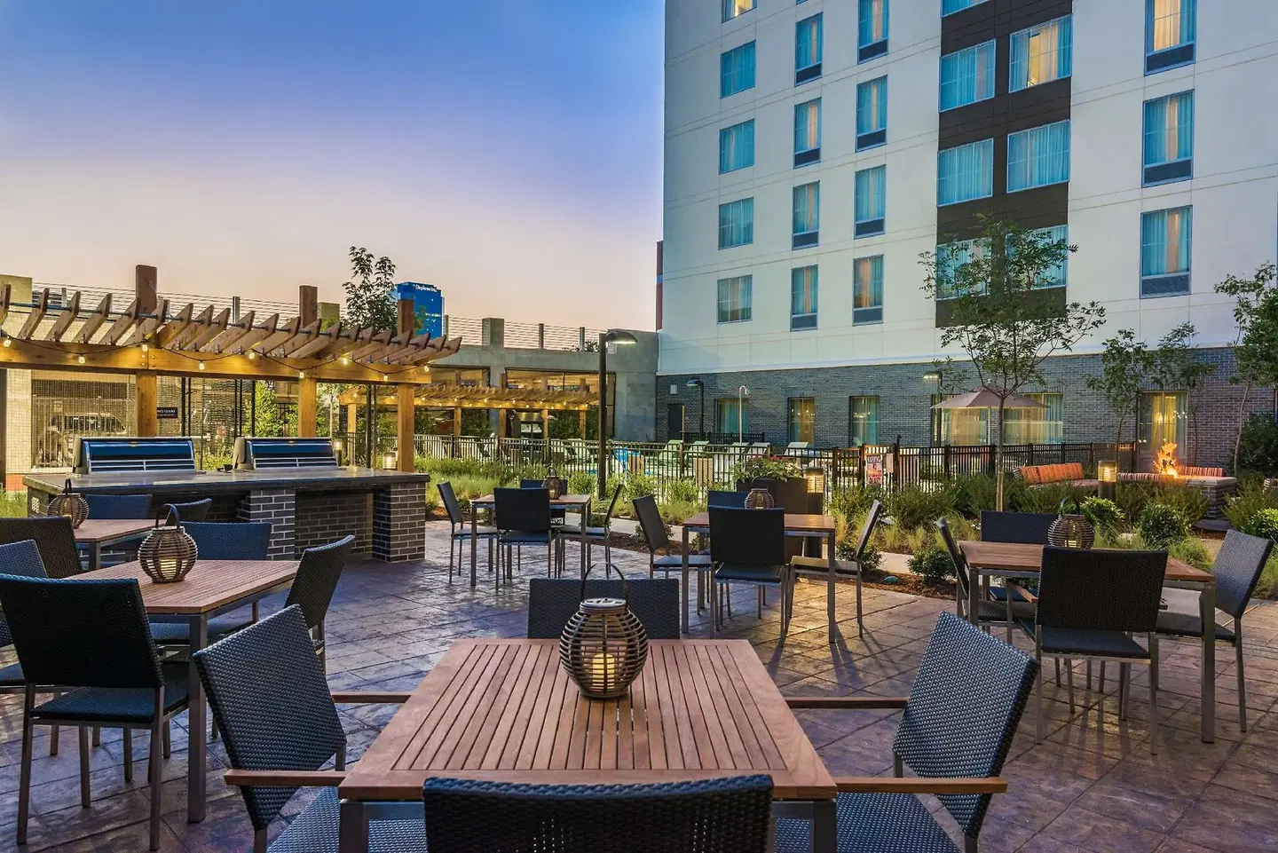 Homewood Suites by Hilton Little Rock Downtown Terrasse