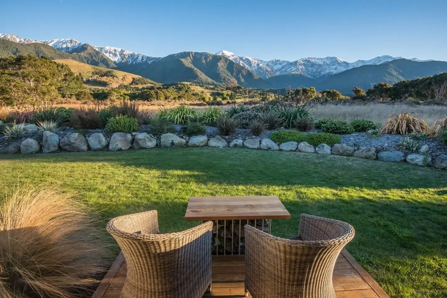 Manakau Lodge Terrasse
