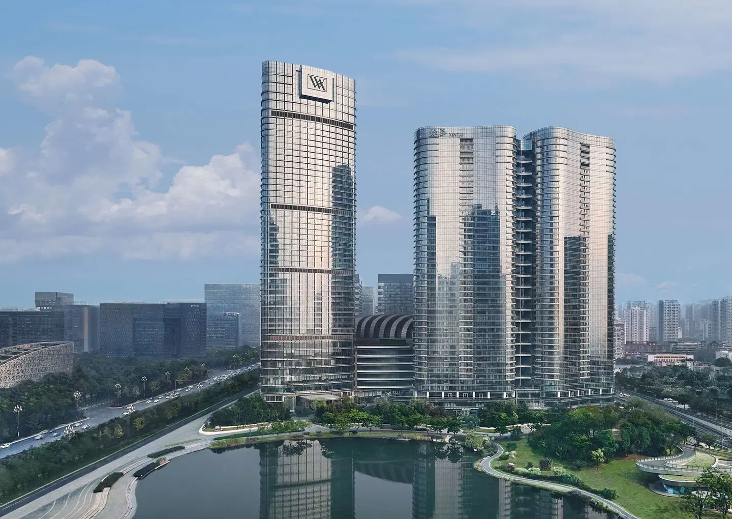 Waldorf Astoria Chengdu Terrasse