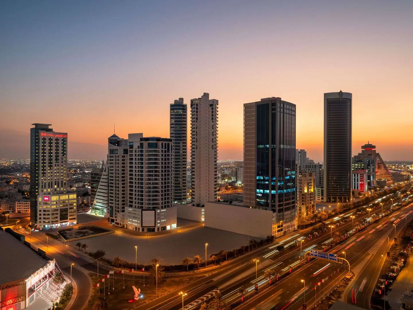 ibis Seef Manama Terrasse