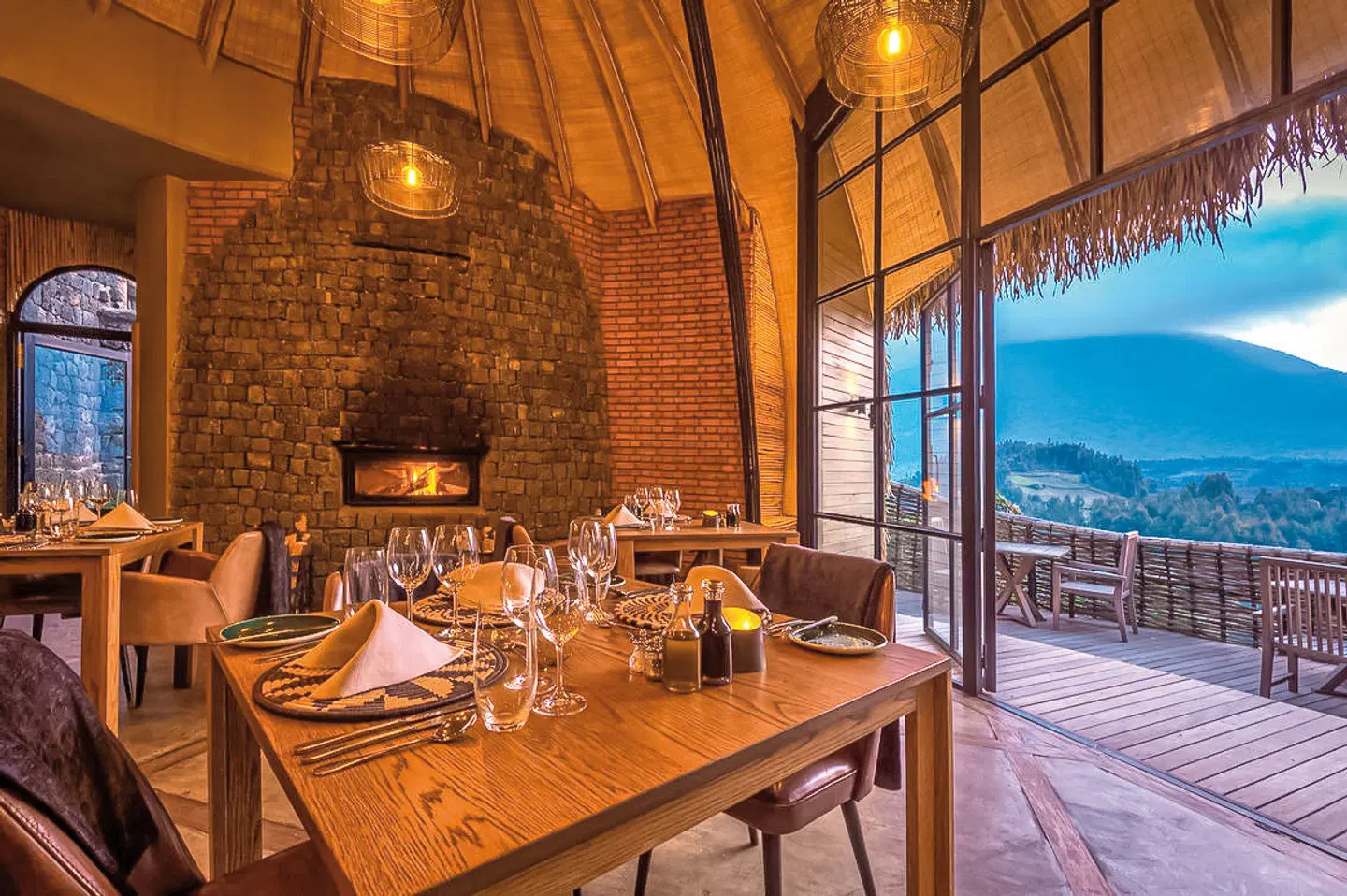 Wilderness Bisate Lodge Restaurant
