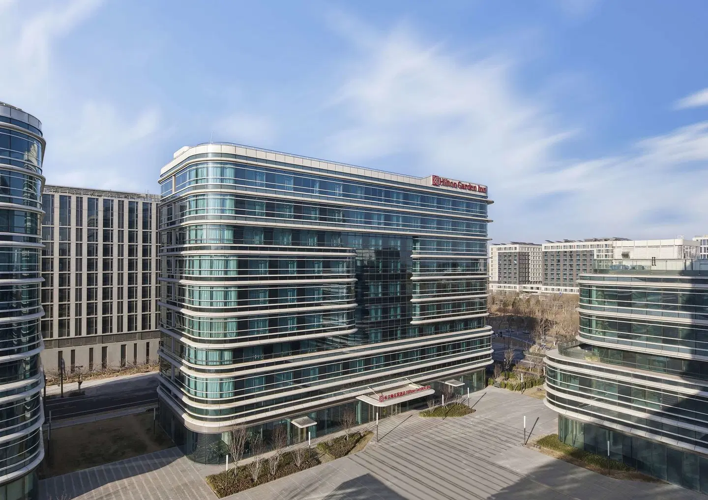 Hilton Garden Inn Beijing Daxing International Airport Terrasse