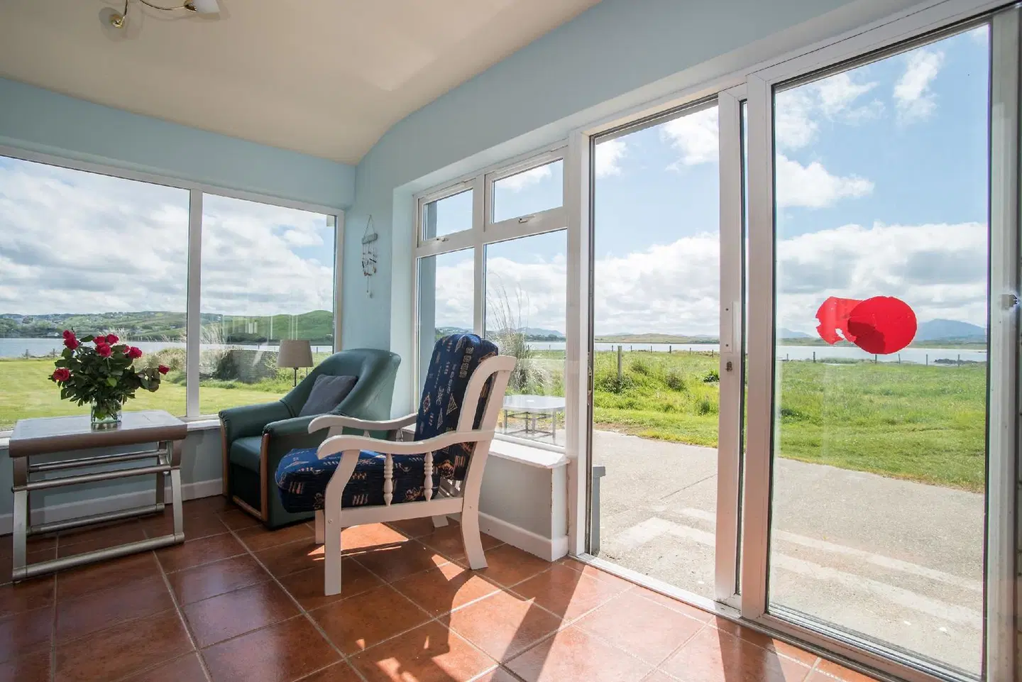 Doherty Farm Holiday Homes Terrasse