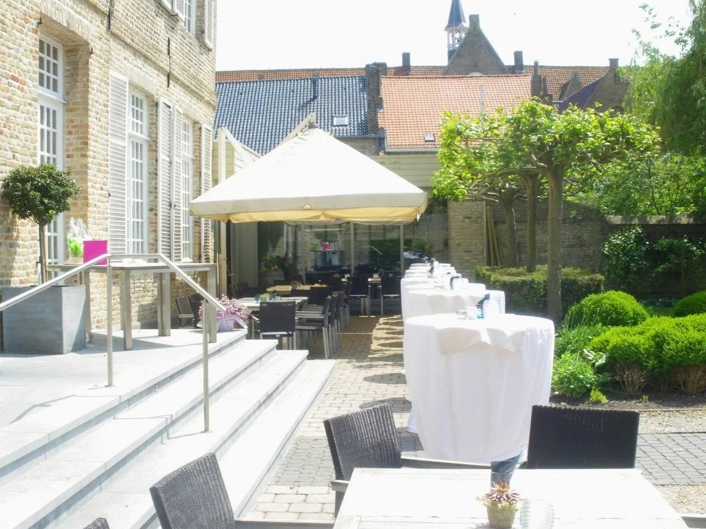 Hotel Amaryllis Veurne Terrasse
