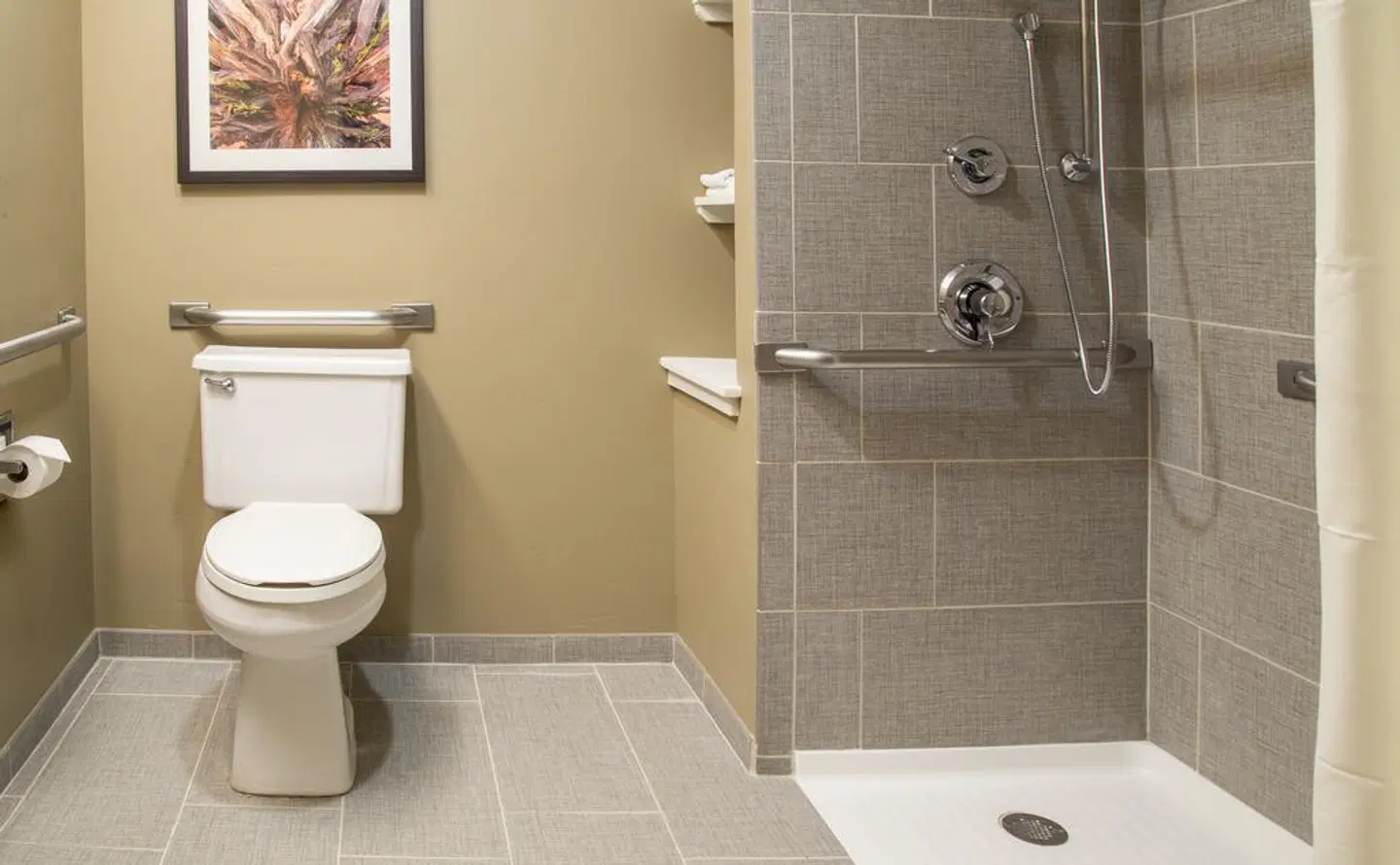 Gray Wolf Inn & Suites Badezimmer