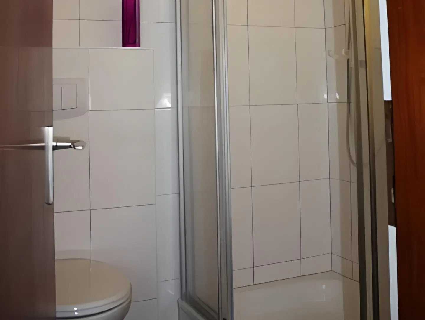 Hotel am Siebenpfennigsknapp Badezimmer