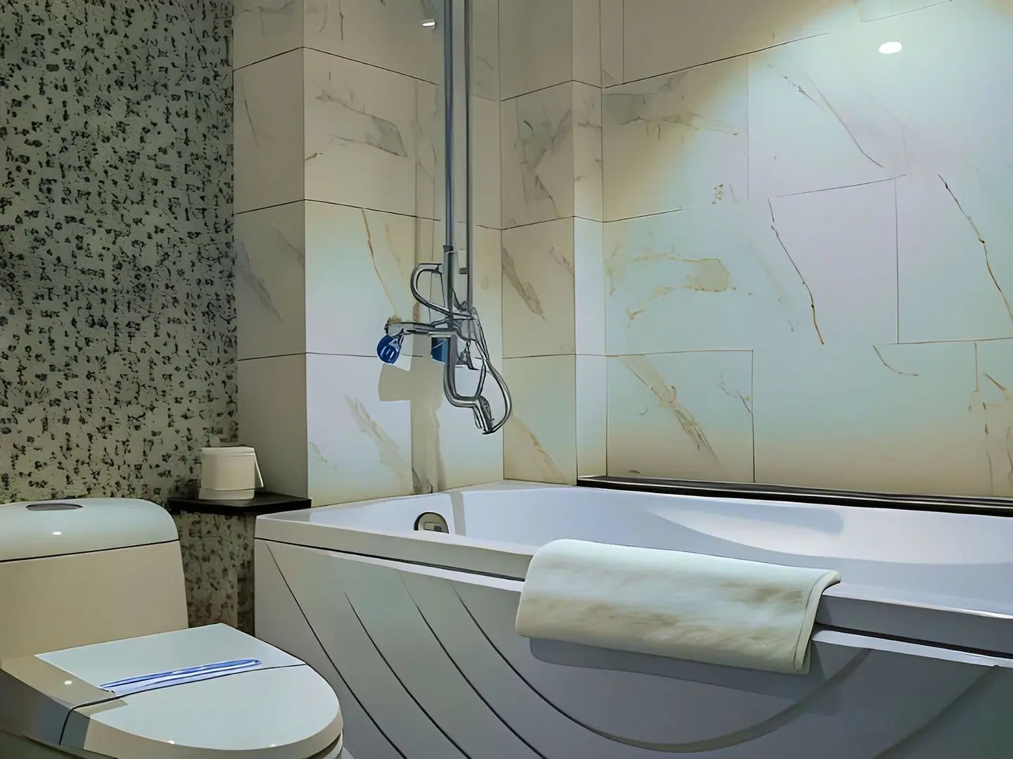 Hanoi La Castela Hotel Badezimmer