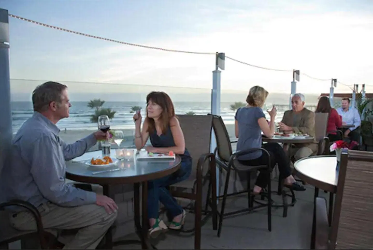 SeaVenture Beach Hotel Terrasse