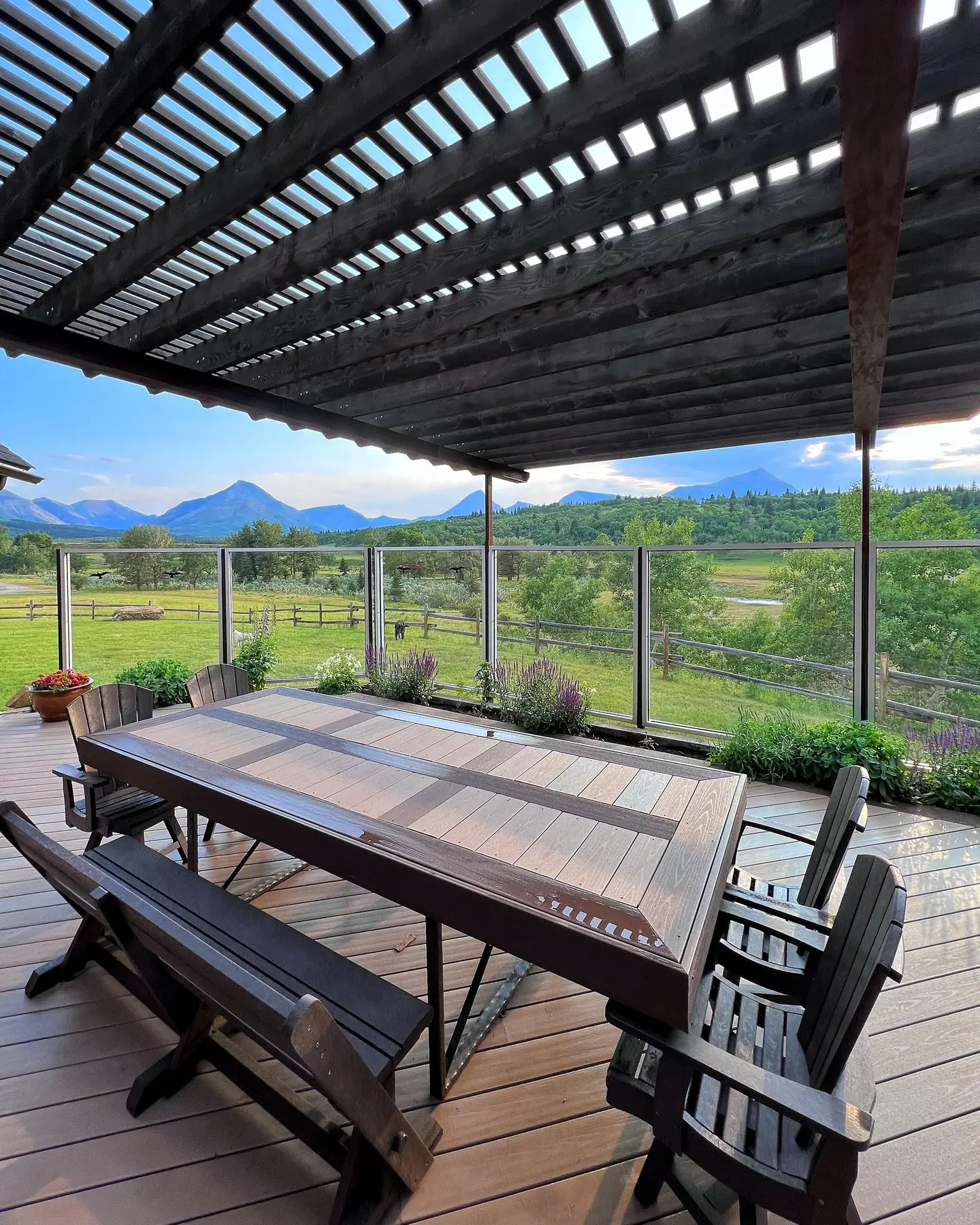 Thanksgiving Ranch Pincher Creek Terrasse