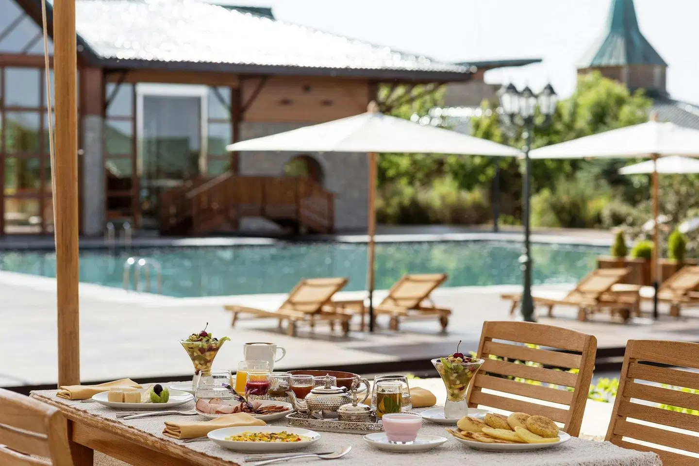 Michlifen Ifrane Suites & Spa Terrasse