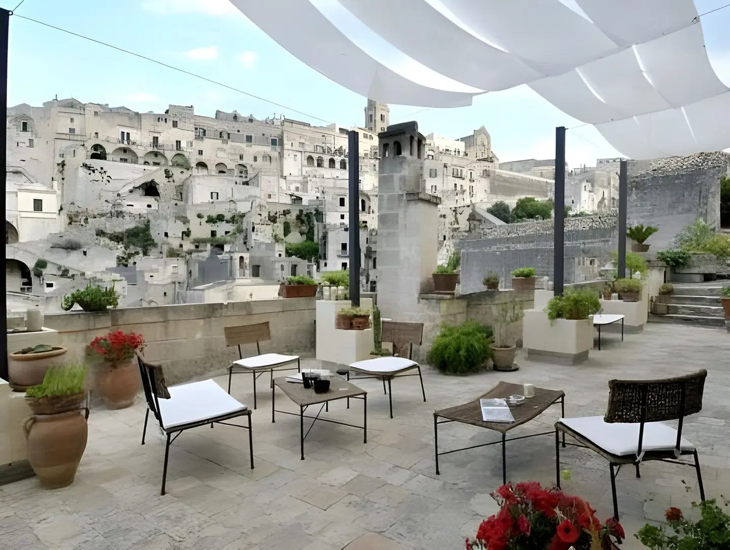 Fra I Sassi Residence Terrasse