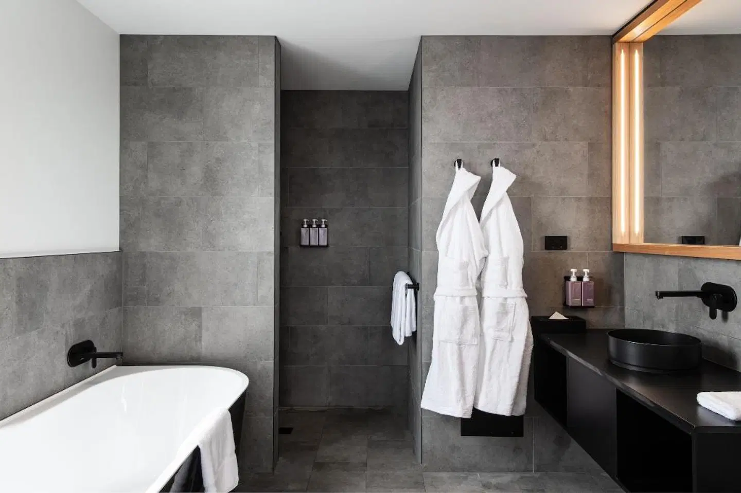 Hotel Verge Launceston Badezimmer