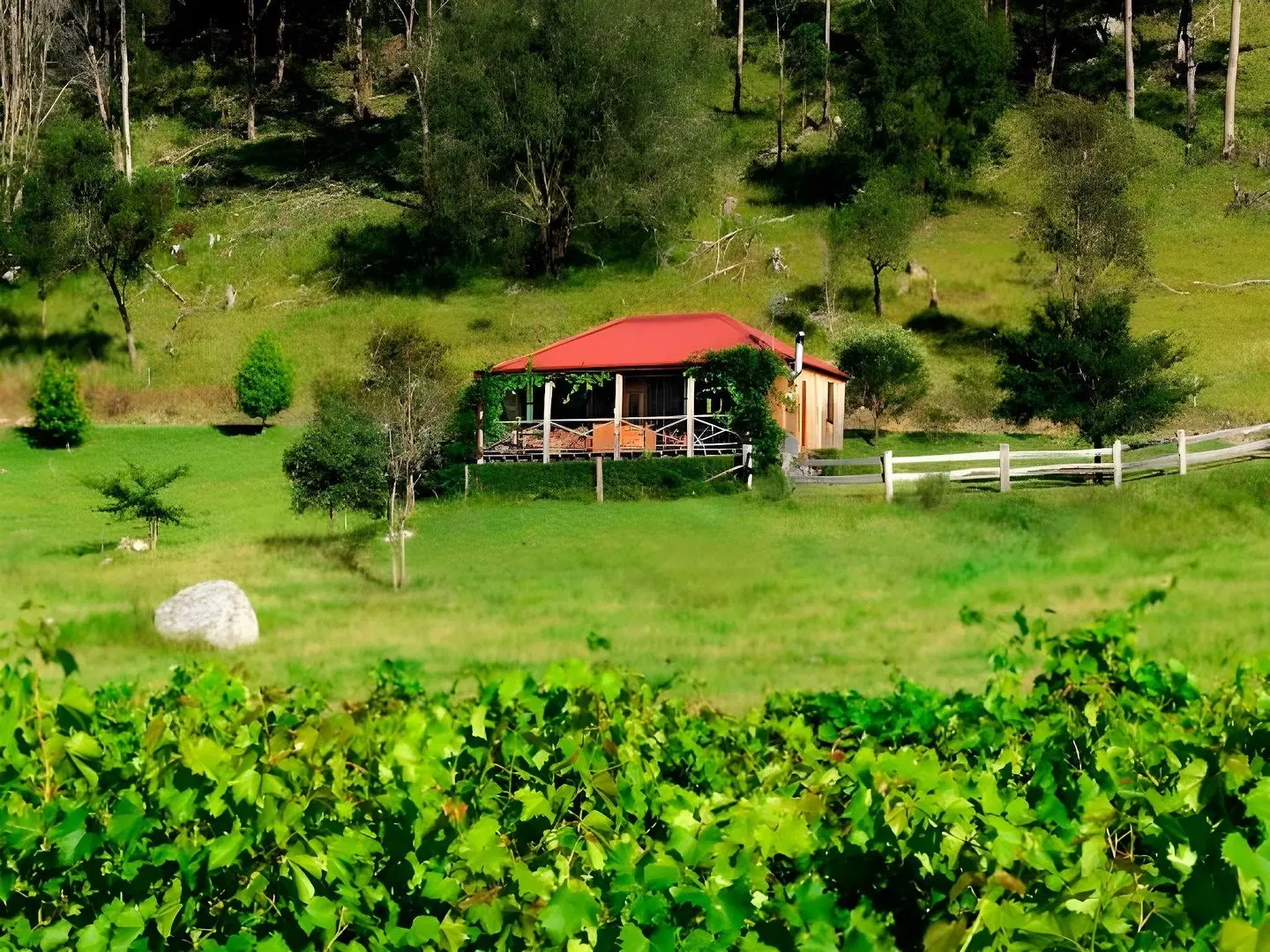Cedar Creek Cottages Garten
