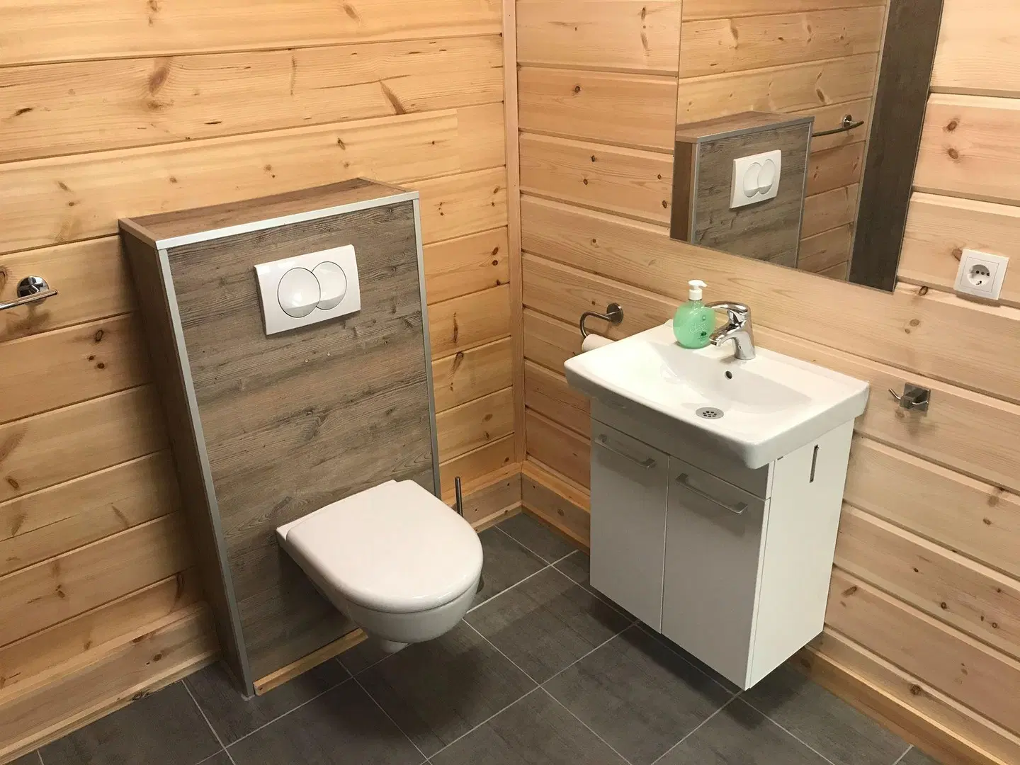 Gladheimar Cottages Badezimmer