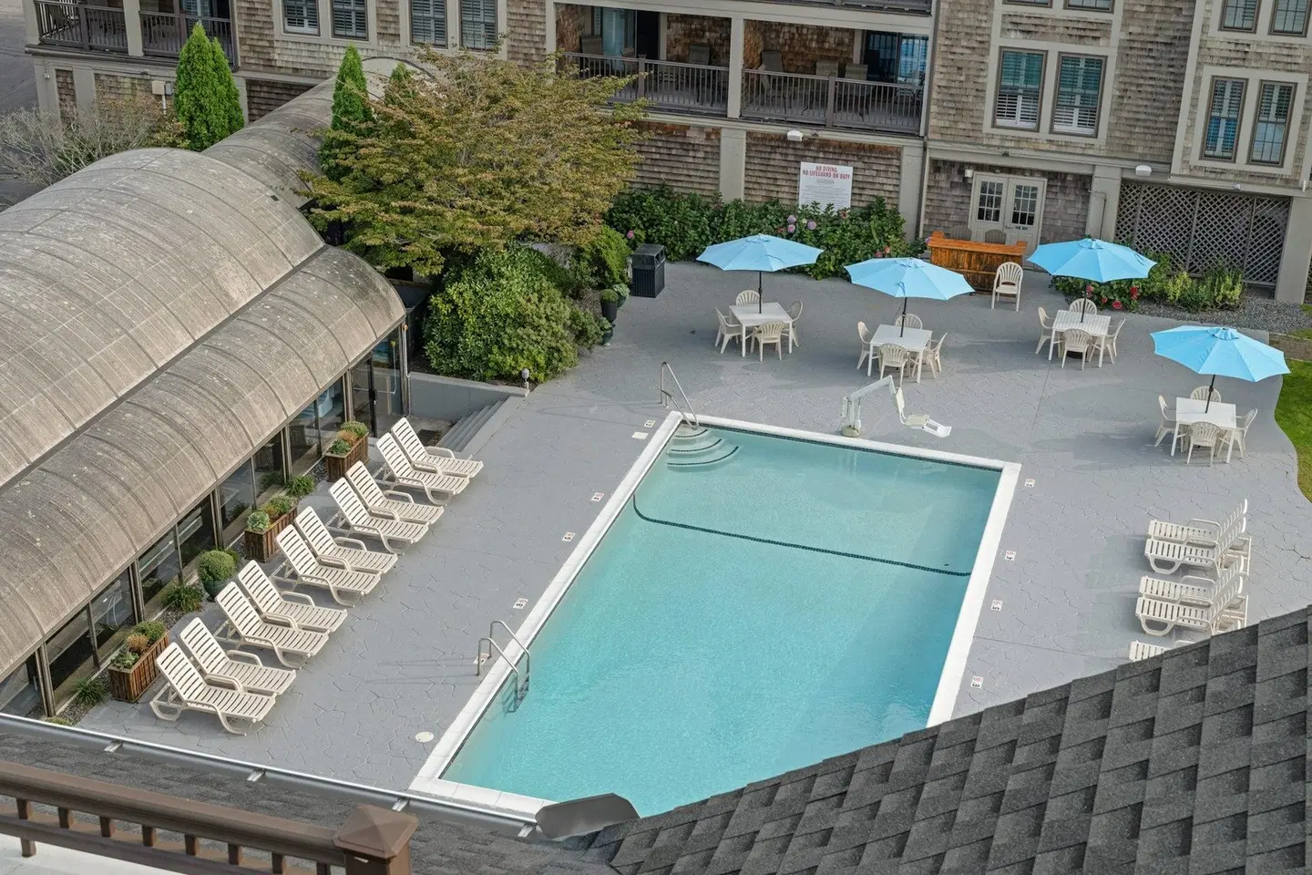 Club Wyndham Newport Onshore Terrasse