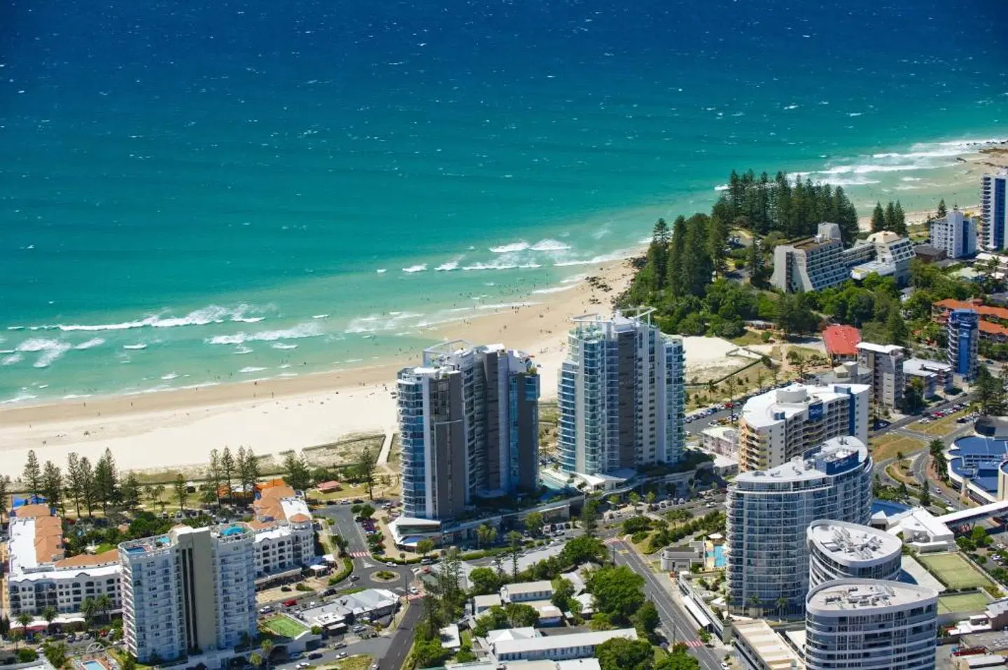 Reflection on the Sea Coolangatta Strand