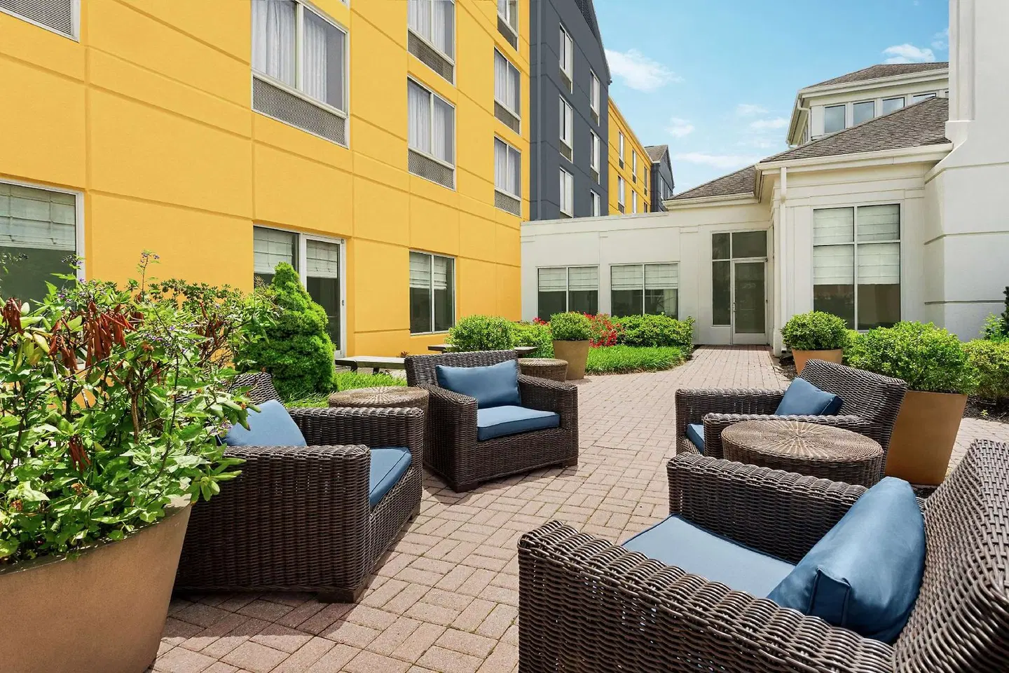 Hilton Garden Inn Allentown Bethlehem Airport Terrasse