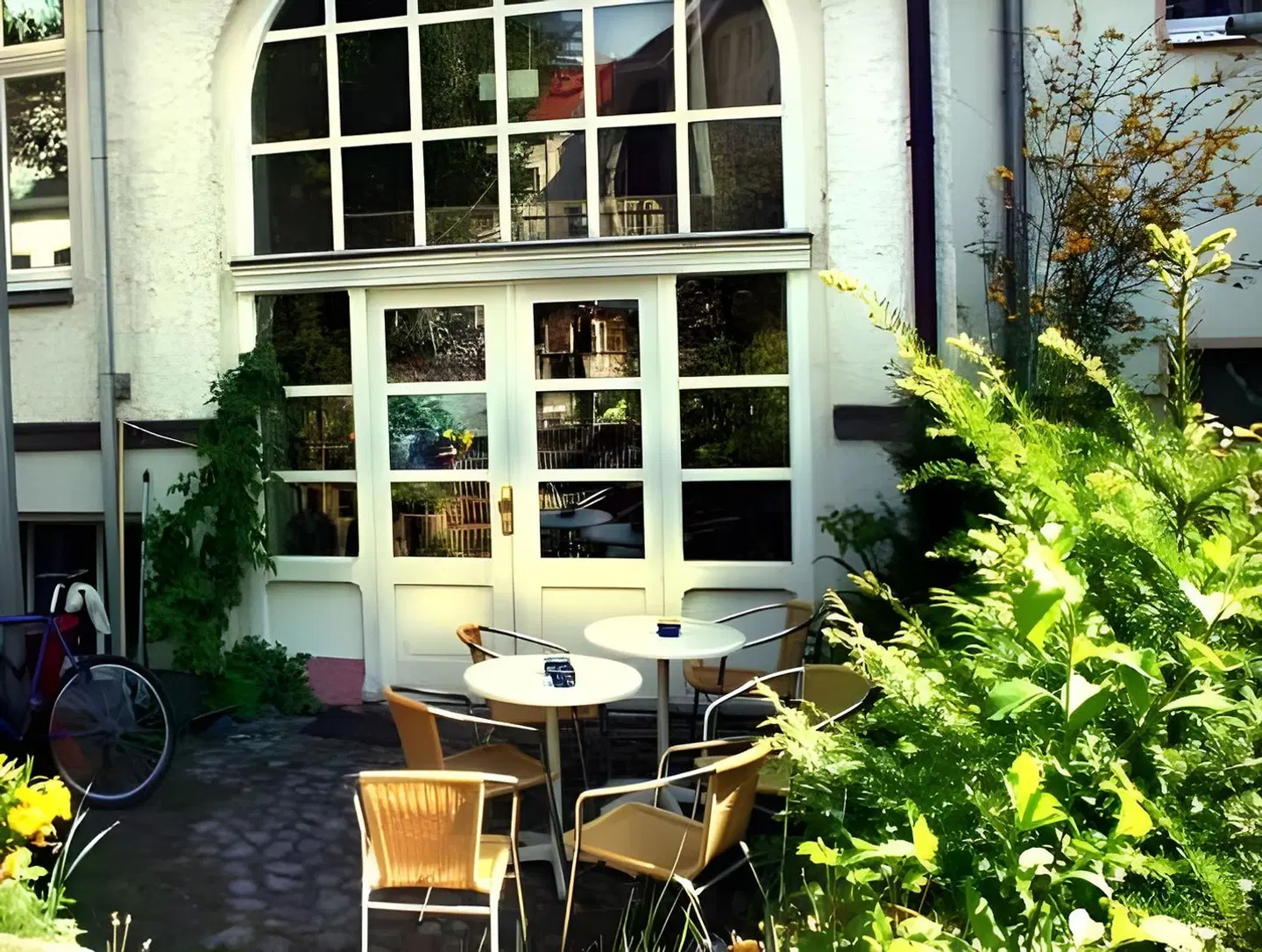 Blue Doors Hostel Altstadt Terrasse