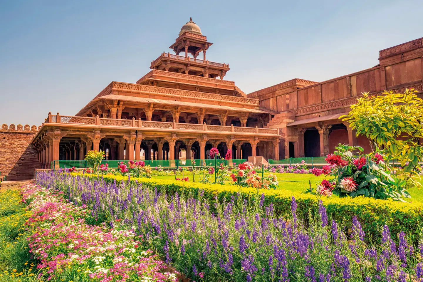Das Goldene Dreieck Indiens Garten