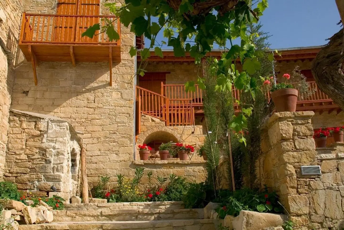 Eveleos Country House Terrasse