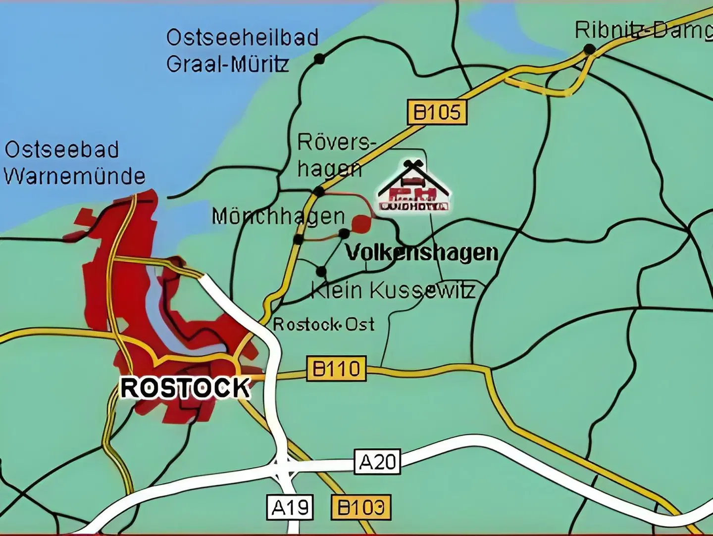 Pathes Hof Landkarte