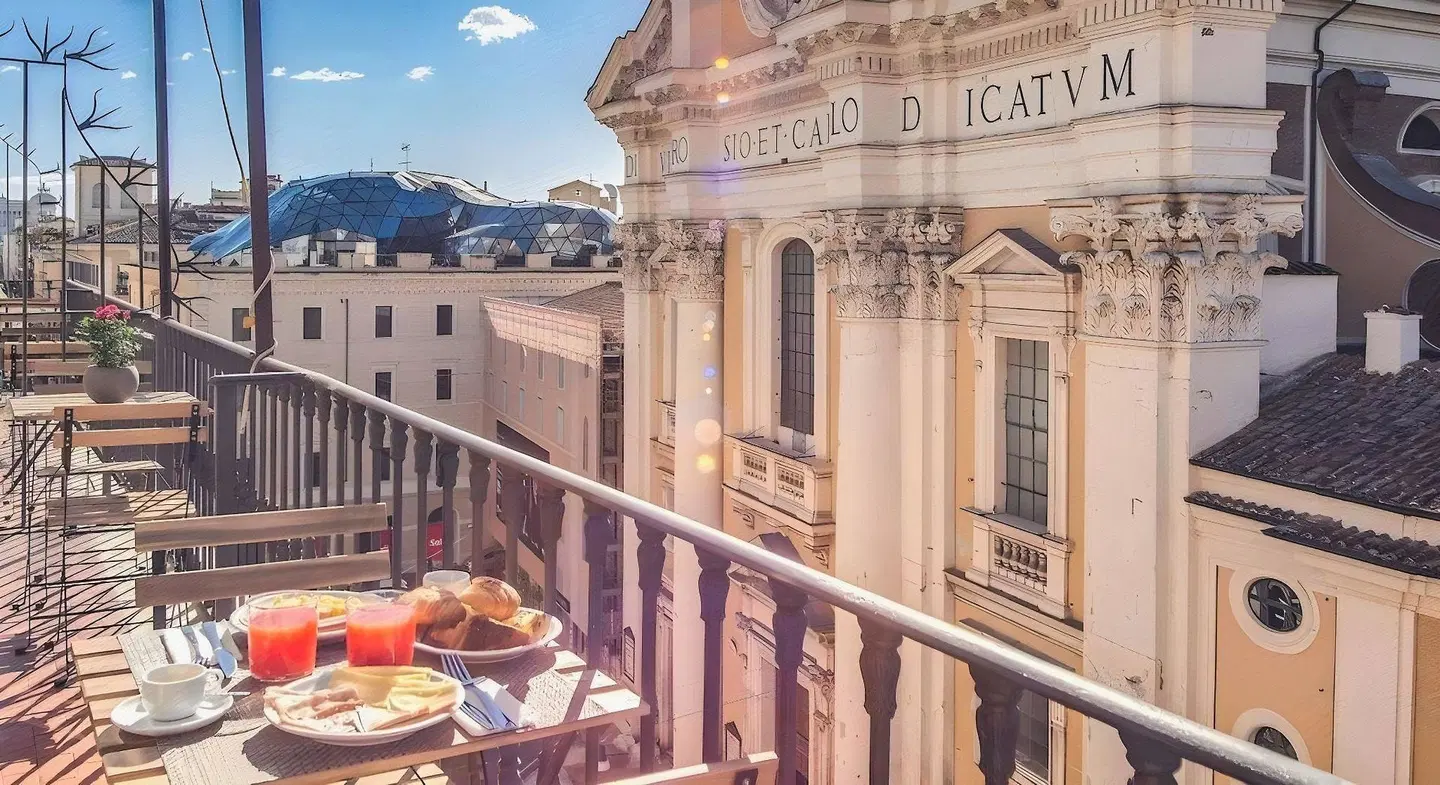 Hotel 55 Fiftyfive Terrasse