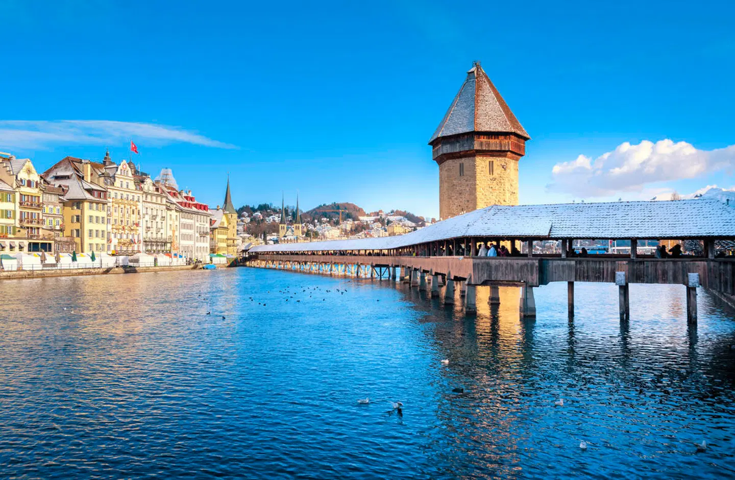 Winterromantik in Luzern und Interlaken Strand