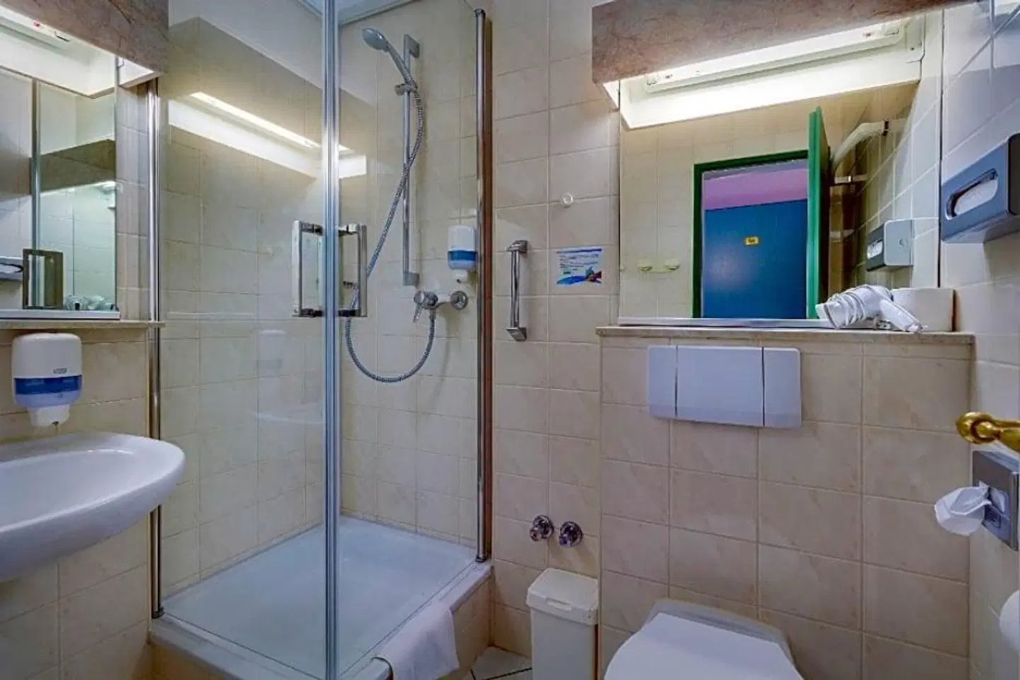 Ferien Hotel Rennsteigblick Badezimmer