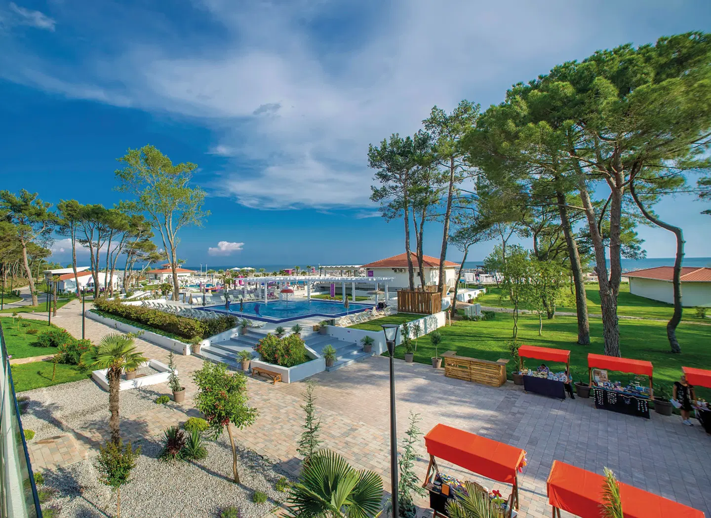 Azul Beach Resort Montenegro Garten