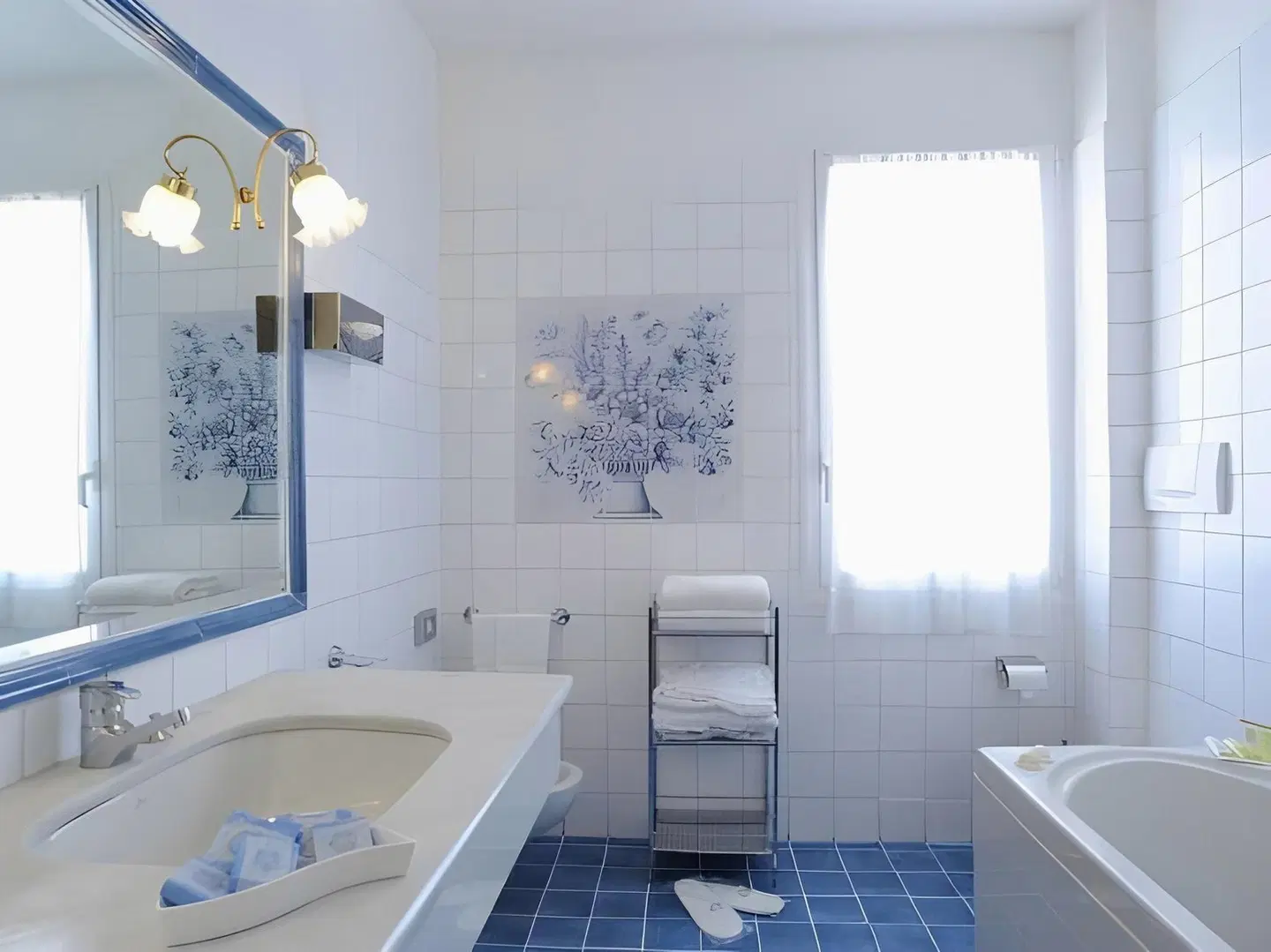 Grand Hotel Mediterranée Badezimmer