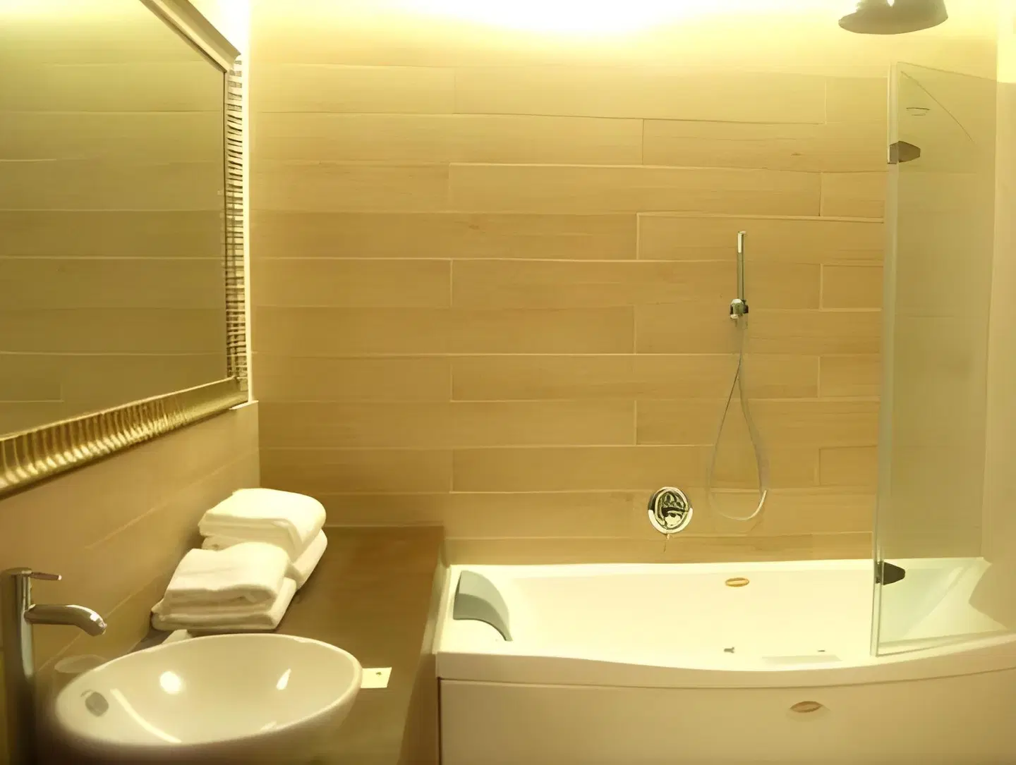 Hotel Patavium Badezimmer