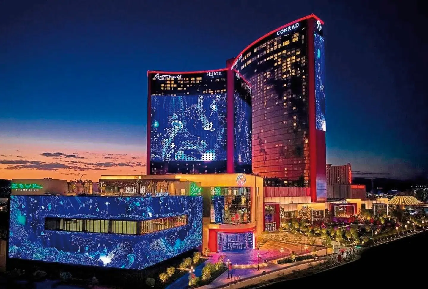 Conrad Las Vegas at Resorts World EXTERIOR