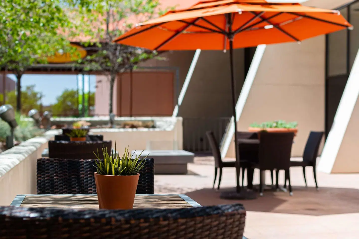 Hilton Salt Lake City Center Terrasse