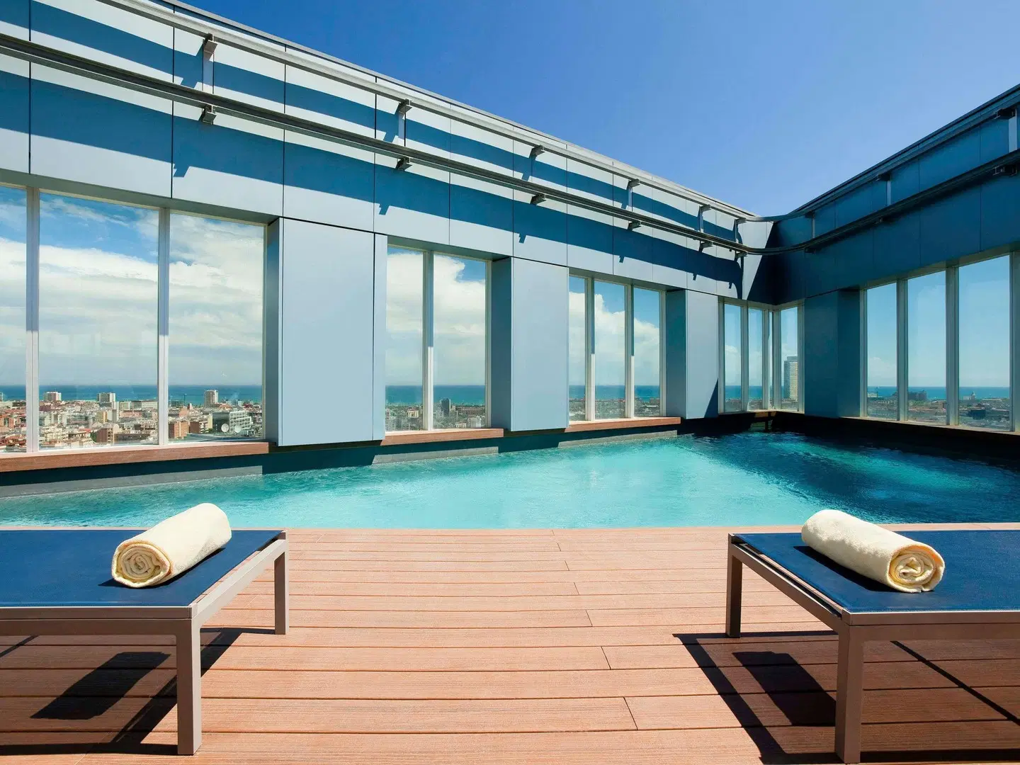 Novotel Barcelona City Hotel Hallenbad