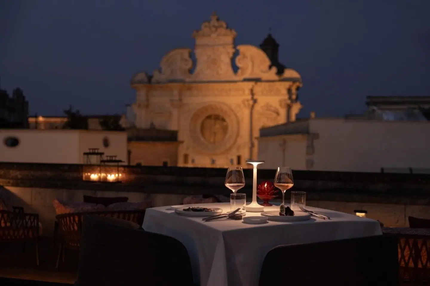 Patria Palace Lecce Terrasse