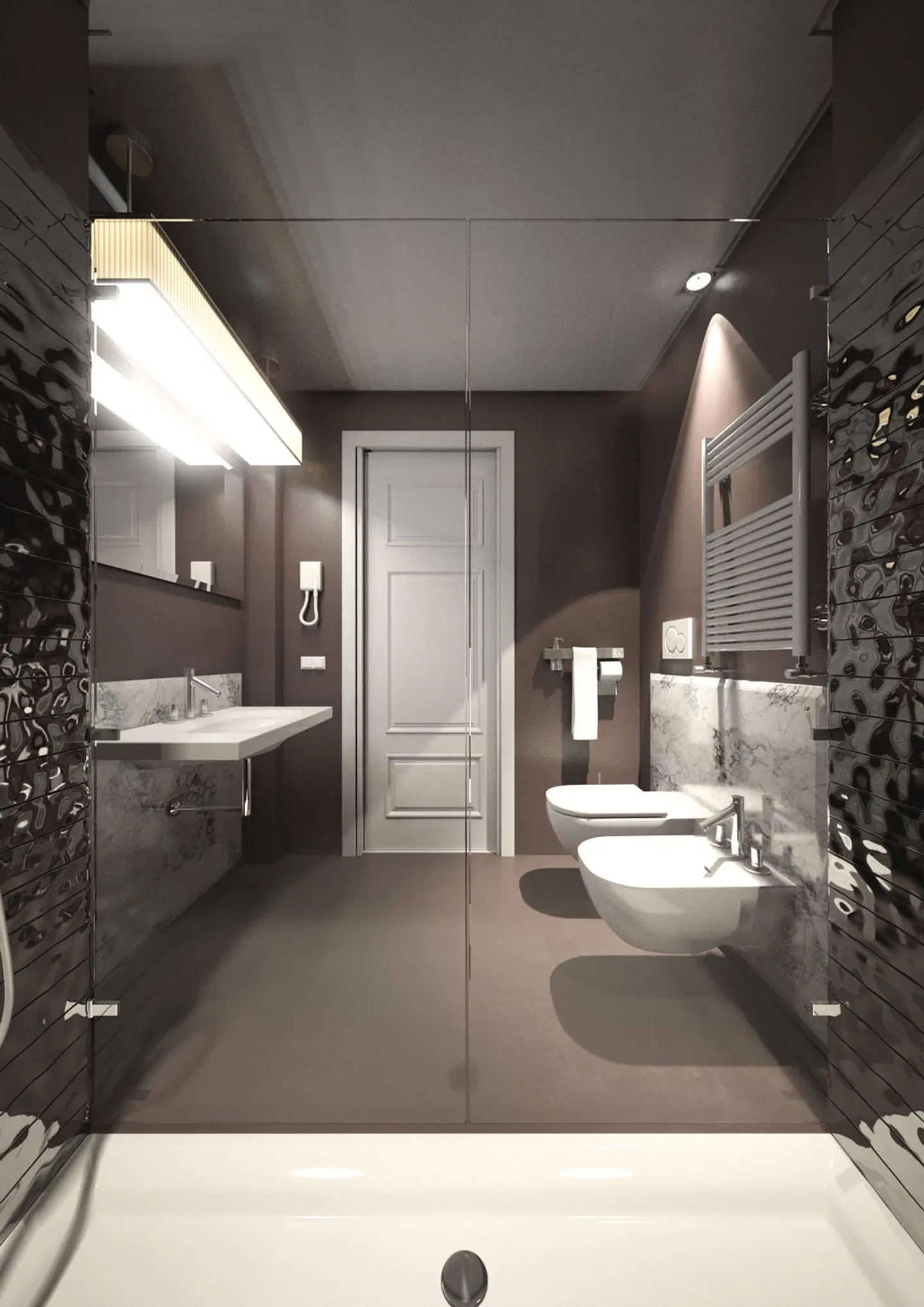 Mascagni Luxury Rooms & Suites Badezimmer