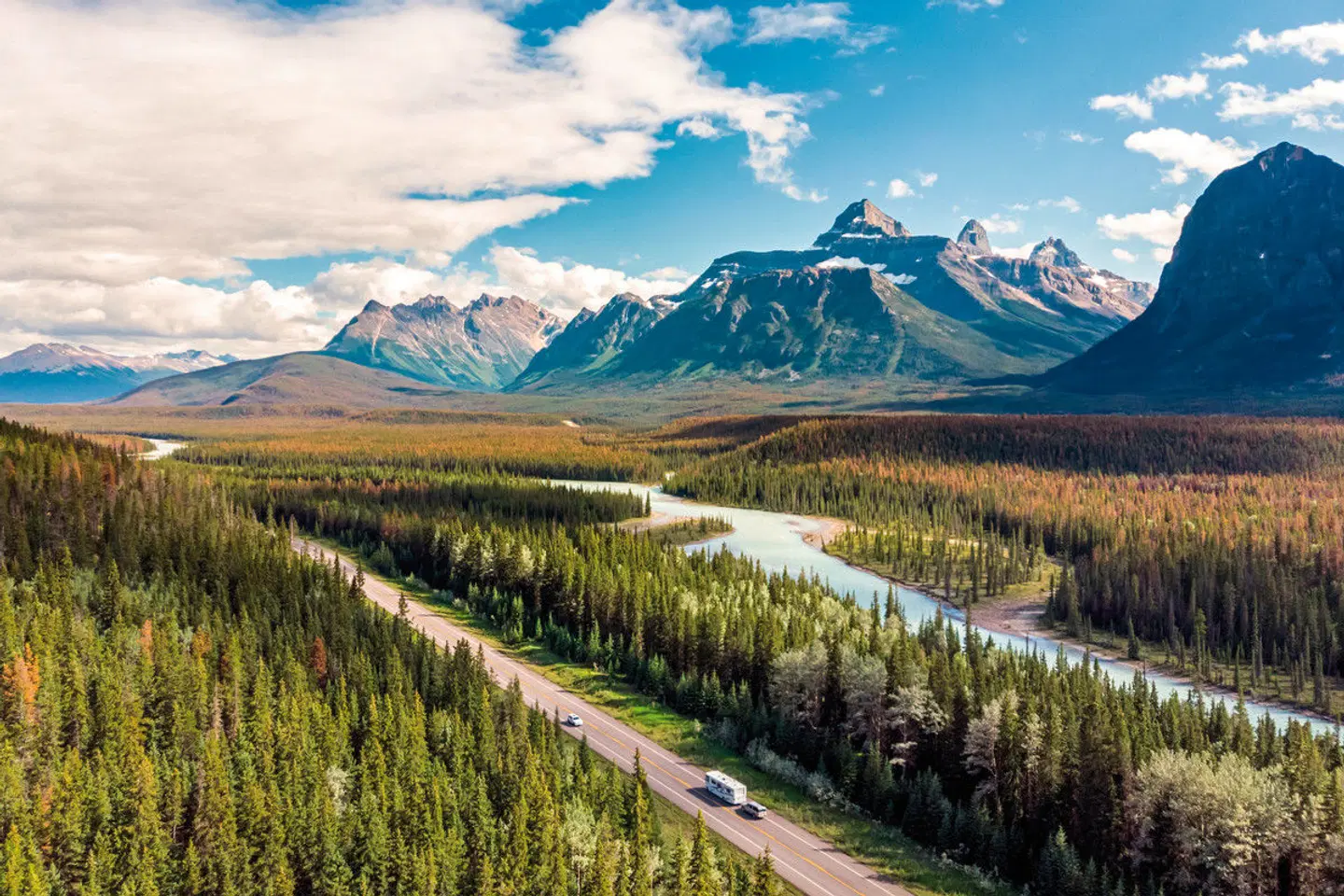 Rocky Mountains Winter Adventure LANDSCAPE