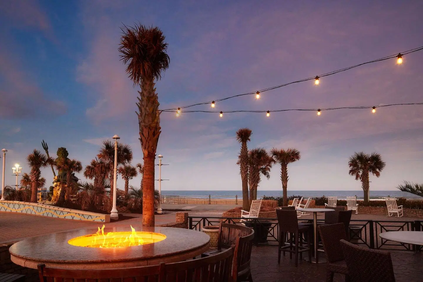 Hilton Virginia Beach Oceanfront Terrasse
