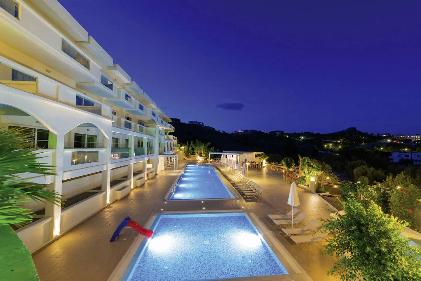 Lindos White Hotel & Suites Terrasse