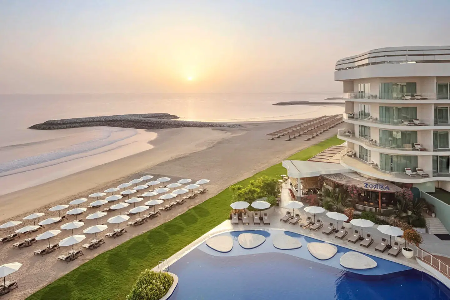 The St. Regis Al Mouj Muscat Resort Terrasse