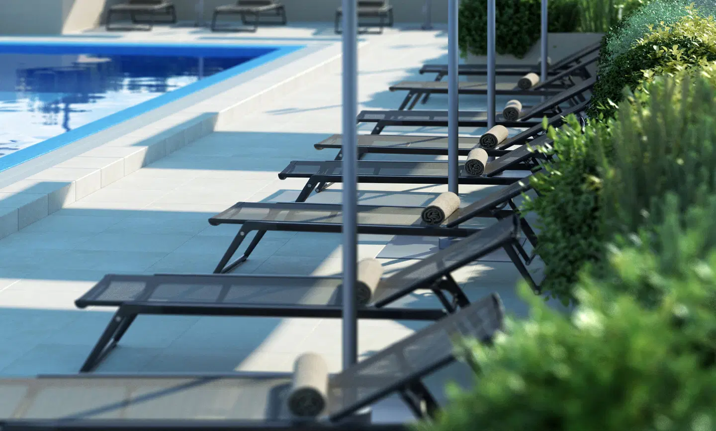 Ad Turres Holiday Resort Terrasse