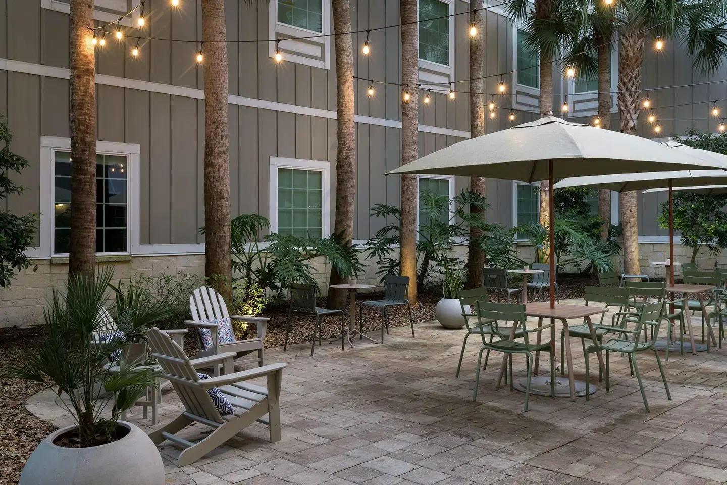 Hampton Inn New Smyrna Beach Terrasse