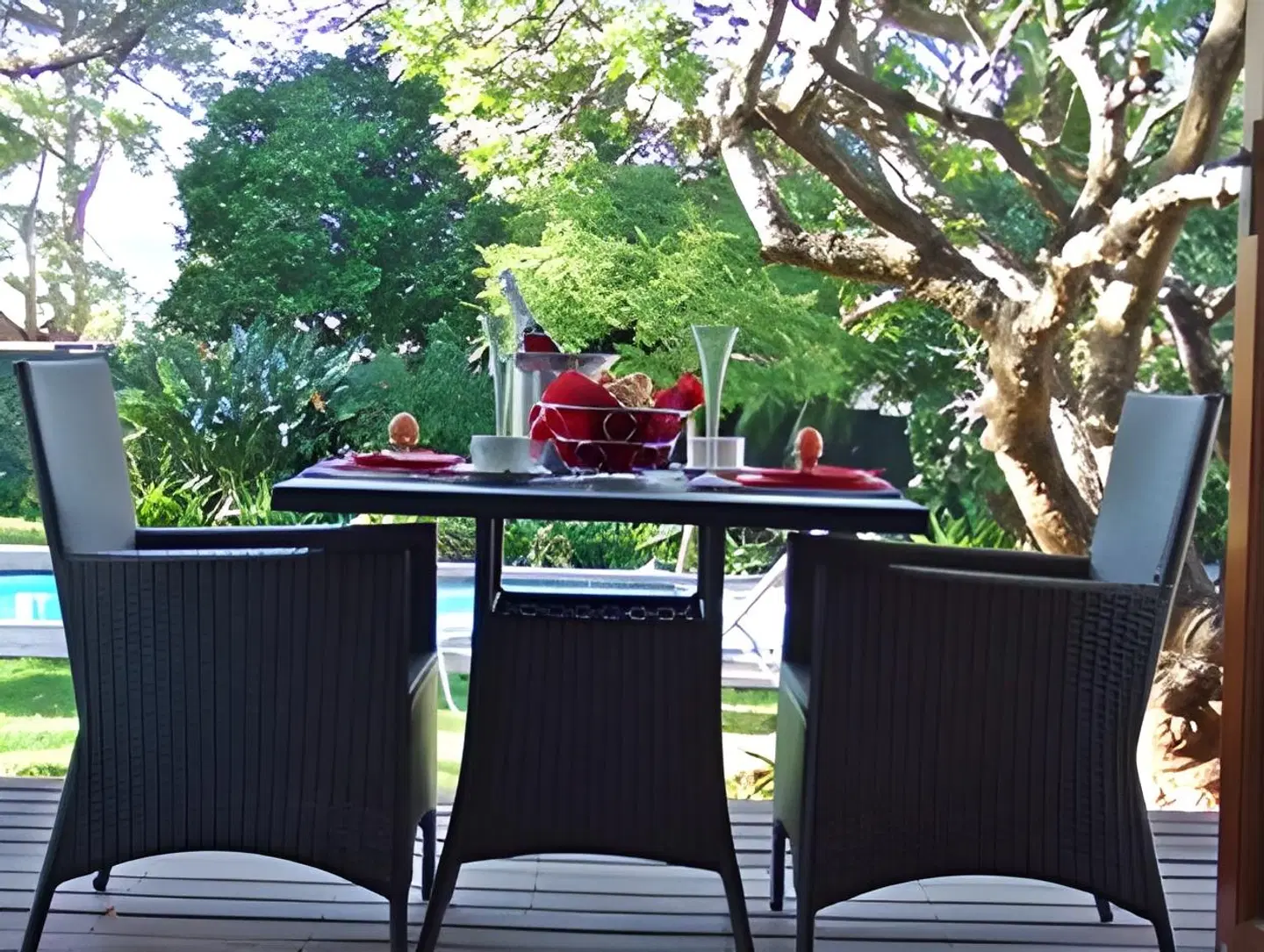 KaapsePracht Bed & Breakfast Terrasse