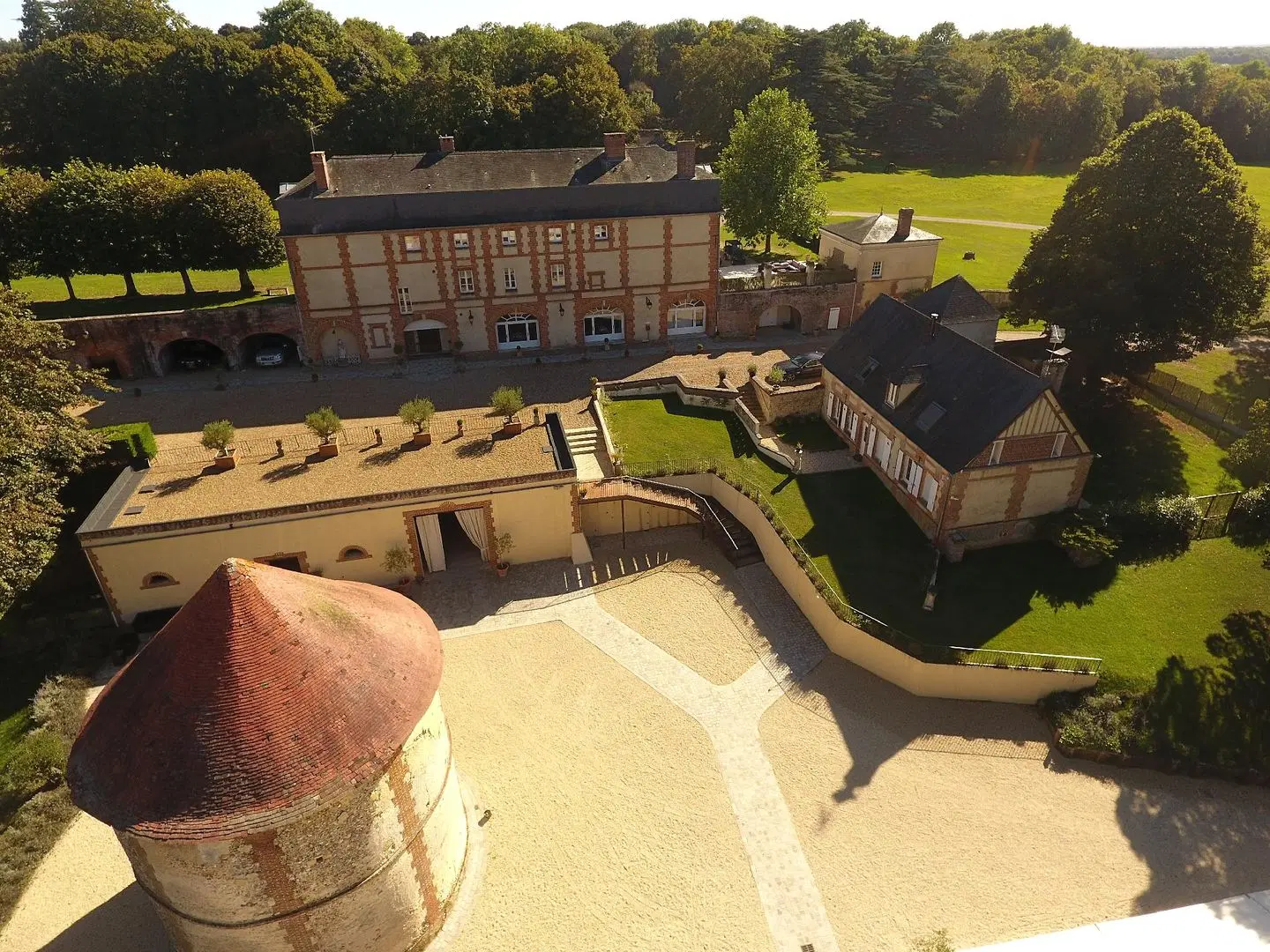 Domaine de Montchevreuil Terrasse