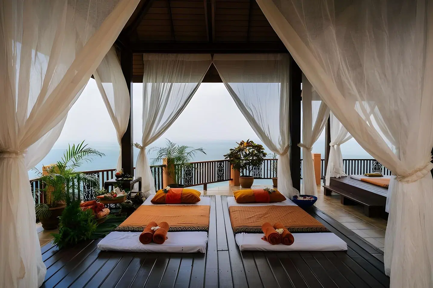 Samui Bayview Resort & Spa Terrasse